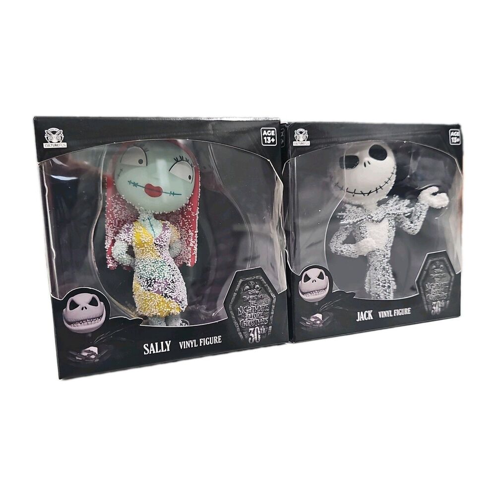 Nightmare Before Christmas 30th Jack & Sally Vinyl Figure Set CultureFly NIB